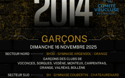 Détections 2014 Garçons